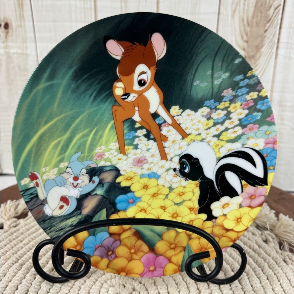 Knowles Collector's Plate “Bambi’s New Friends” 1991.